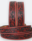 American Darling ADBLF216-L Beautifully Hand Tooled Genuine American Leather Belt Men and Women