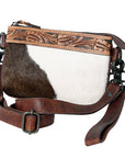 SKBZ103 Ohlay Western Genuine Hair-On Leather Hand Tooled Women Crossbody Bags