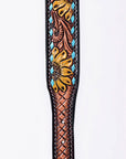 HILASON Western Genuine Leather Heavy Duty Hand Painted Dog Collar