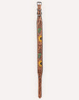 HILASON Western Genuine Leather Heavy Duty Hand Painted Dog Collar