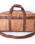 Never Mind Duffel Genuine Leather Women Bag Western Handbag Purse