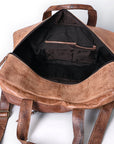 Never Mind Duffel Genuine Leather Women Bag Western Handbag Purse