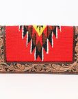 ADBGA408 American Darling Hand Tooled Saddle Blanket Genuine Leather Women Bag Western Handbag Purse