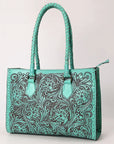 ADBGZ757B American Darling Hand Tooled Genuine Leather Women Bag Western Handbag Purse
