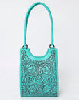 American Darling ADBGZ767B Hand Tooled Genuine Leather Women Bag Western Handbag Purse