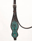 HILASON W. H. Headstall Breast Collar Leather Brown – Hilason