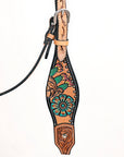 HILASON Western Horse Headstall Breast Collar Leather Tan