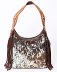 Hobo Hair On Saddle Blanket Genuine Leather Western Bag For Women