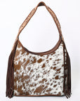 Hobo Hair On Saddle Blanket Genuine Leather Western Bag For Women