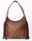 Hobo Hair On Saddle Blanket Genuine Leather Western Bag For Women