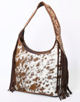 Hobo Hair On Saddle Blanket Genuine Leather Western Bag For Women