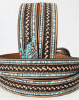 Beautifully hand tooled Genuine American Leather Belt Men and Women