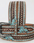 Beautifully hand tooled Genuine American Leather Belt Men and Women