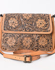 American Darling ADBGZ771 Crossbody Hand Tooled Genuine Leather Women Bag Western Handbag Purse