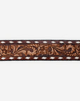 American Darling ADBLF175-L Beautifully Hand Tooled Genuine American Leather Belt Men and Women