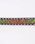 American Darling ADBLF180-L Beautifully Hand Tooled Genuine American Leather Belt Men and Women