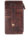 Never Mind Nmbgm132E Wallet Vintage Handmade Genuine Cowhide Leather Women Bag Western Handbag Purse