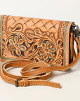 American Darling ORGANISER Upcycled Wool Genuine Leather women bag western handbag purse