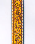 American Darling ADBLF232-L Beautifully Hand Tooled Genuine American Leather Belt Men and Women