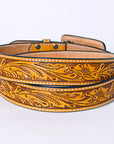 American Darling ADBLF232-L Beautifully Hand Tooled Genuine American Leather Belt Men and Women