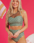 Sasha Patchwork High Waisted Bikini