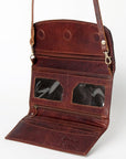 American Darling Wallet Hair on Full Grain Genuine Leather Western Women Bag | Handbag Purse Travel Clutch