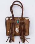 American Darling Hair On Genuine Leather Women Bag Western Handbag Purse