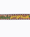 American Darling ADBLF106-L Beautifully Hand Tooled Genuine American Leather Belt Men and Women