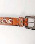 American Darling Beautifully Hand Tooled Genuine American Leather Belt Men and Women