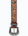 American Darling Beautifully Hand Tooled Genuine American Leather Belt Men and Women