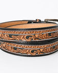 American Darling ADBLF109-L Beautifully Hand Tooled Genuine American Leather Belt Men and Women