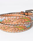American Darling Beautifully Hand Tooled Genuine American Leather Belt Men and Women