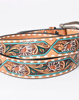 American Darling Beautifully Hand Tooled Genuine American Leather Belt Men and Women