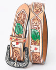 American Darling Beautifully Hand Tooled Genuine American Leather Belt Men and Women