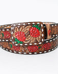 American Darling ADBLF182-L Beautifully Hand Tooled Genuine American Leather Belt Men and Women