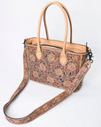ADBGZ773 American Darling Hand Tooled Genuine Leather Women Bag Western Handbag Purse