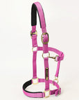 HILASON Western Safety Horse Halter Comfortable and Flexible | Nylon Halters Adjustable Cute