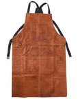HILASON Western Heavy Duty Work Leather Apron For Woodworker Blacksmith Carpenters With Tool Pockets