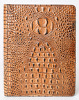 American Darling Portfolio Bag Hand Tooled Crocodile embossed Genuine Leather women bag western handbag purse - Everest Ranch