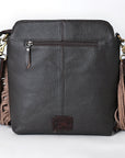 Ohlay Bags SKBA116 Cross Body I Hand Tooled Hair-On Genuine Leather Women Bag Western Handbag Purse