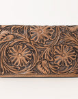OHLAY WALLET Hand Tooled Genuine Leather women bag western handbag purse