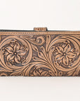 OHLAY WALLET Hand Tooled Genuine Leather women bag western handbag purse
