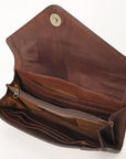 OHLAY WALLET Hand Tooled Hair-on Genuine Leather women bag western handbag purse