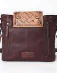 Ohlay Bags KBG179 CROSS BODY Hand Tooled Embossed Hair-on Genuine Leather women bag western handbag purse