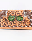 OHLAY WALLET Hand Tooled Genuine Leather women bag western handbag purse
