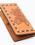 OHLAY WALLET Hand Tooled Genuine Leather women bag western handbag purse
