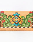 OHLAY WALLET Hand Tooled Genuine Leather women bag western handbag purse