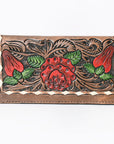 OHLAY WALLET Hand Tooled Genuine Leather women bag western handbag purse