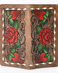OHLAY WALLET Hand Tooled Genuine Leather women bag western handbag purse