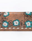 OHLAY Wallet Hand Tooled Genuine Leather Women Bag Western Handbag Purse | Womens Handbags |Leather Belt for Summer